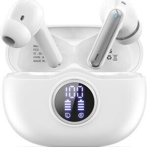 Wireless Earbuds, Bluetooth 5.3 Headphones HiFi Stereo NEW